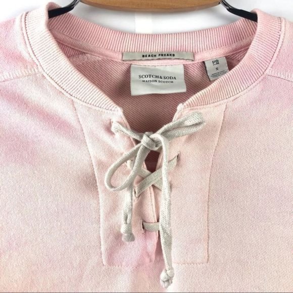 Scotch  Soda Beach Freaks Pink Tie Dye Sweatshirt - Picture 3 of 7